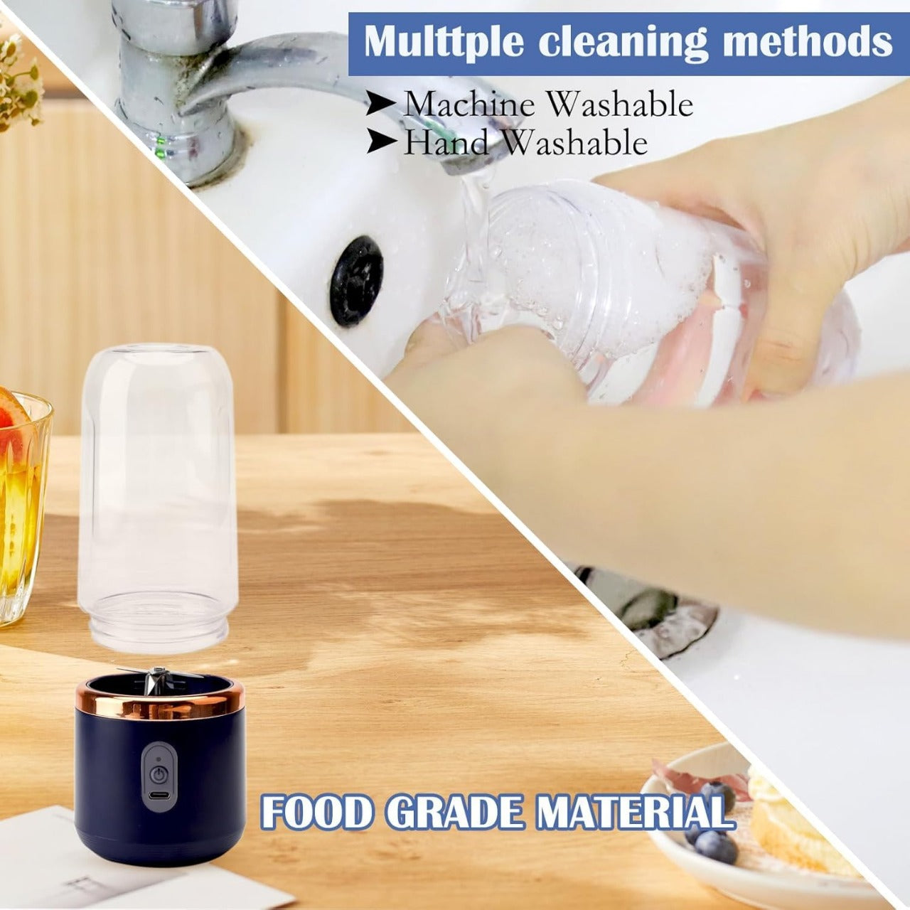 Mini Rechargeable Juicer™ – Blend Anywhere, Anytime