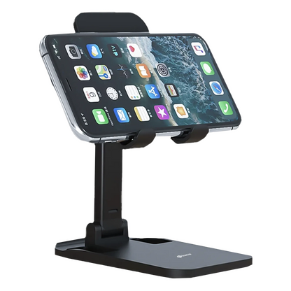 Radiant 360° Rotable Universal Mobile Holder Stand with Metal Body Phone Mount | Tabletop Holder for Phones and Tablets